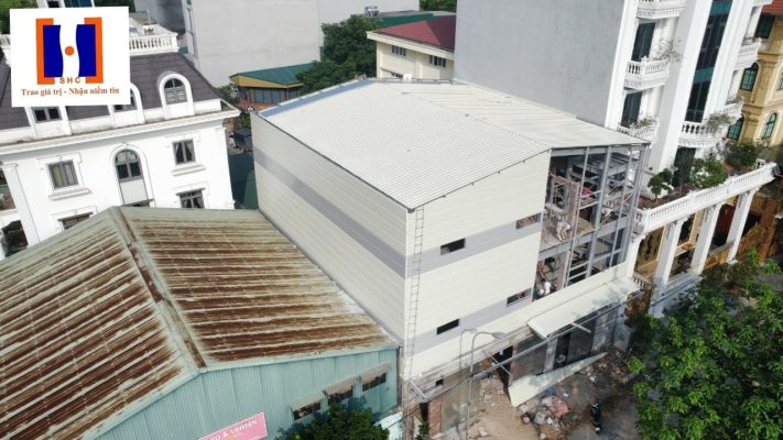 CÔNG TRÌNH NHÀ THÉP TIỀN CHẾ TẠI TỨ HIỆP - THANH TRÌ - HÀ NỘI 344569373 988028682362612 3228987573686076584 n 711x400 - CÔNG TRÌNH NHÀ THÉP TIỀN CHẾ TẠI TỨ HIỆP - THANH TRÌ - HÀ NỘI
